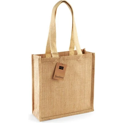 Afbeelding van Jute Compact Shopper (Licht Bruin)