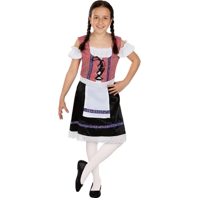 Afbeelding van FUNIDELIA Oktoberfest Kostuum voor meisjes Maat: 97 104 cm