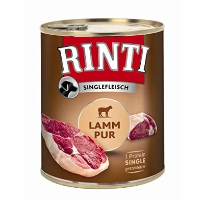 Afbeelding van RINTI Singlefleisch 6 x 800 g Hondenvoer Puur Lam