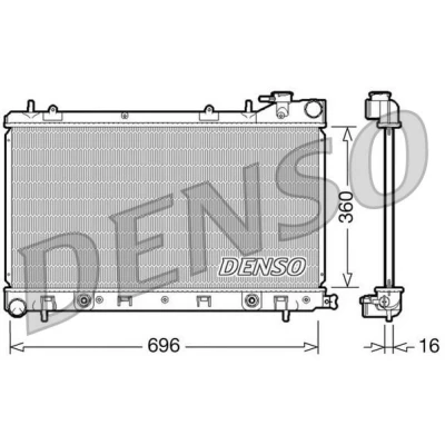 Afbeelding van Denso Radiateur DRM36002