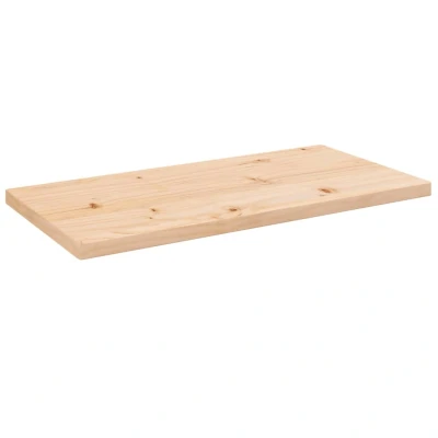 Afbeelding van Tafelblad rechthoekig 80x40x2,5 cm massief grenenhout