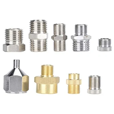 Afbeelding van 9 delige airbrush adapterset, snelontgrendelingsconnector