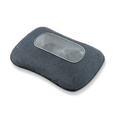 Afbeelding van Sanitas SMG 141 Shiatsu Massagekussen Infrarood verwarming 4 Roterende massagekoppen Schouders/nek/rug/benen 33 x 24 cm Fleece hoes machinewasbaar tot 30 Incl. adapter 12 Watt 2 Jaar garantie