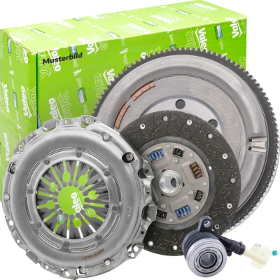 Afbeelding van VALEO 837471 Koppelingsset voor motoren Met dubbelmassavliegwiel koppelingdrukplaat, koppelingsdruklager vliegwiel, koppelingsplaat