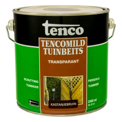 Afbeelding van Tenco Tencomild Transparant Kastanjebruin Tuinbeits 2,5 Liter