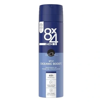 Afbeelding van 6x 8x4 Deospray Men No.17 Oceanic Boost 150 ml