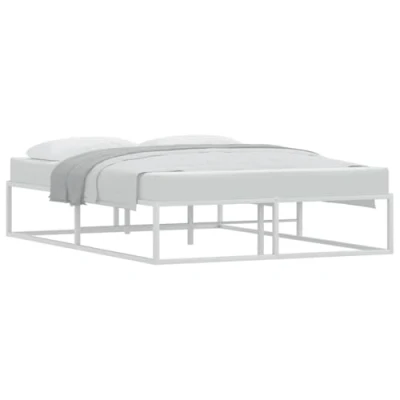 Afbeelding van vidaXL Bedframe zonder matras 140x200 cm wit