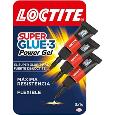 Afbeelding van Secondenlijm Loctite Super Glue 3 Power Gel Mini Trio Stuks (1 g)