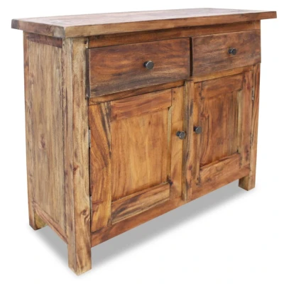 Afbeelding van Dressoir 75x30x65 cm massief gerecycled hout