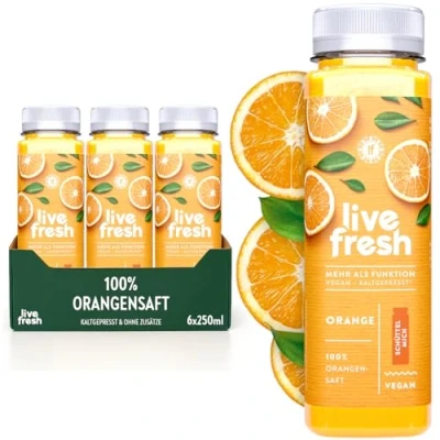 Afbeelding van LiveFresh Orangensaft 250ml