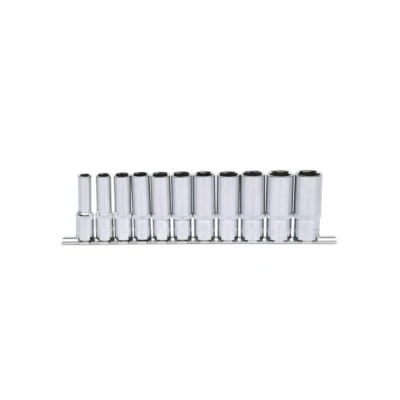 Afbeelding van KS TOOLS 918.0611 Doppenset Chroom vanadium staal 3/8duim Vierkant