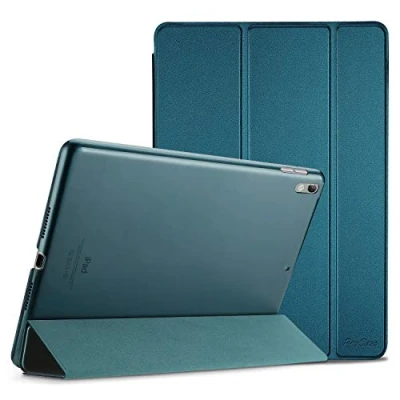 Afbeelding van ProCase Ultradunne en lichte hoes met doorschijnende achterkant voor iPad Air 3e 10,5 inch 2019/iPad Pro 2017 blauwgroen