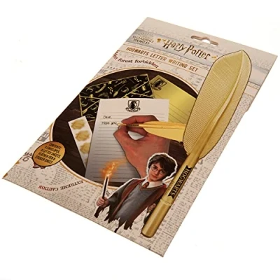 Afbeelding van Harry Potter Schrijfwarenset Letter Writing Set Feather Pen Multicolours