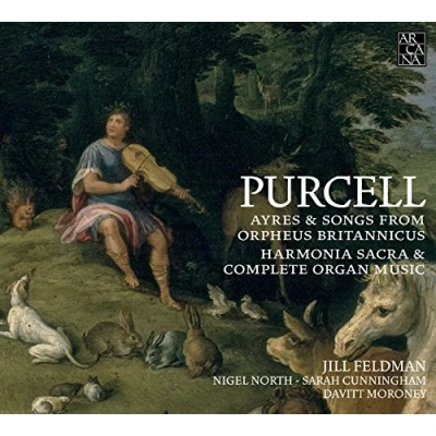 Afbeelding van Jill Feldman &amp; Nigel North Sarah Cunningham Da Ayres Songs From Orpheus Britannicus Harmonia (2 CD)