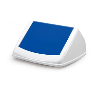 Image de DURABLE Couvercle DURABIN FLIP LID SQUARE 40, blanc/bleu