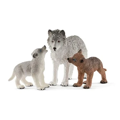 Image de Maman loup avec louveteaux 42472