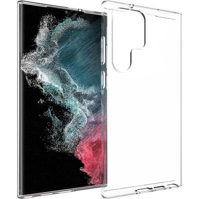 Afbeelding van Accezz Hoesje Geschikt voor Samsung Galaxy S23 Ultra Siliconen Clear Backcover Transparant