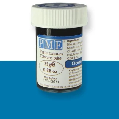 Afbeelding van Kleurstof gel PME Ocean Blue 25 gram