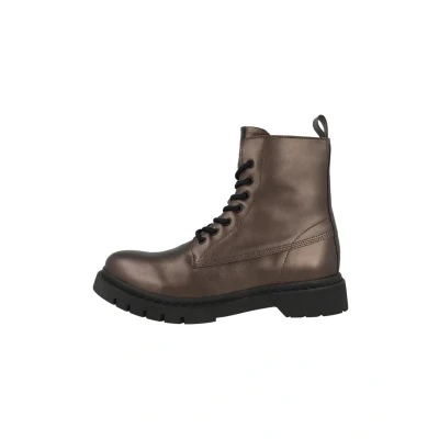 Afbeelding van Tamaris Enkellaarsjes met plateauzool, Dames, Maat: 37, Dark bronce Hoogwaardig imitatieleer