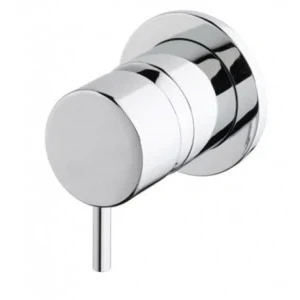 Afbeelding van Waterevolution Flow inbouw 3 weg omsteller ronde rozet chroom T1483S01