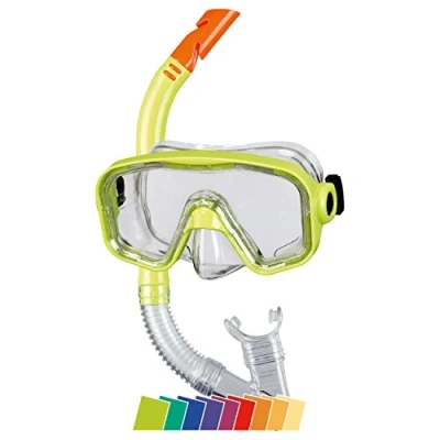 Afbeelding van BECO kinder snorkelsetje Bahia 12+ geel
