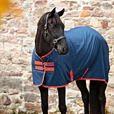 Afbeelding van Mio Stable Sheet Navy/Red 130/183