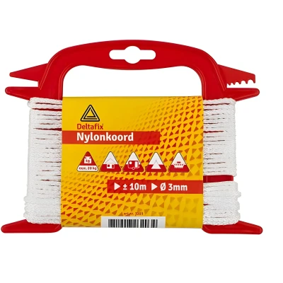Afbeelding van Deltafix 6 mm x 10m Nylon touw op haspel