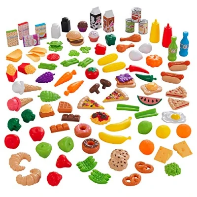 Image de Kidkraft 63330 ensemble de repas tasty treat 105 pièces multicolore
