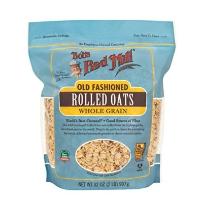 Afbeelding van Bob&#039;s Red Mill, Ouderwetse gerolde haver, volle granen, 907 g