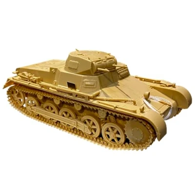 Afbeelding van 1:35 Academy 13556 Duitse Panzer I Ausf. B &amp; Motorfiets Plastic Modelbouwpakket