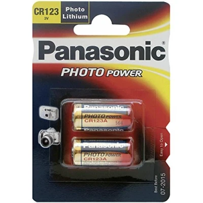 Afbeelding van Panasonic Photo Power CR123A 3V batterijen 2 stuks