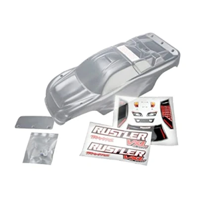 Afbeelding van Body, Rustler (clear, requires painting)/window, lights deca