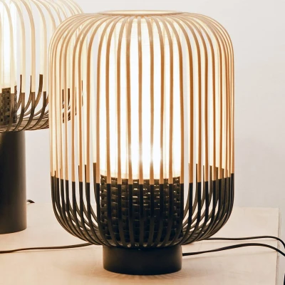 Afbeelding van Forestier Bamboo Light tafellamp medium zwart