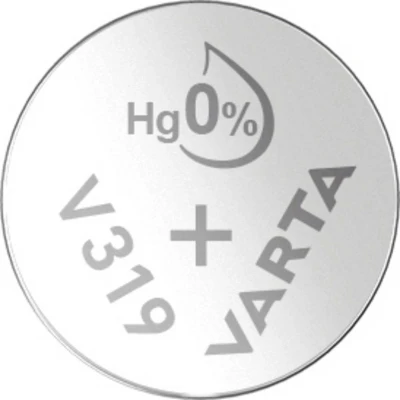 Afbeelding van Varta SR64 (V319) Zilveroxide Zink knoopcel, 1.55V horloge batterij