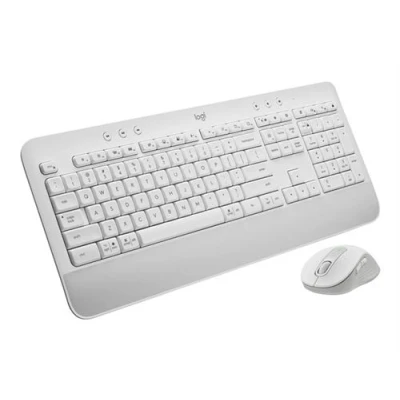Image de Logitech Signature MK650 Combo for Business Ensemble clavier et souris sans fil Bluetooth LE QWERTY Hongrois blanc cassé