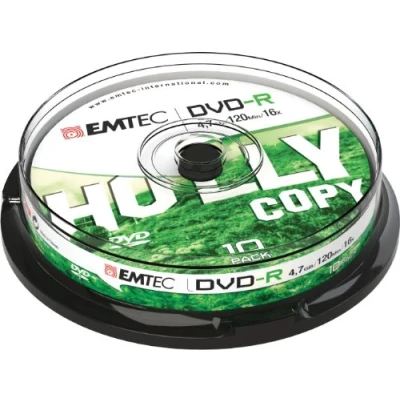Image de EMTEC DVD R x 10 4.7 Go support de stockage