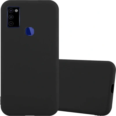 Afbeelding van Cadorabo Hoesje geschikt voor Samsung Galaxy M51 US Version in CANDY ZWART Beschermhoes gemaakt van flexibel TPU silicone Case Cover