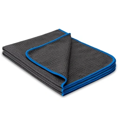 Afbeelding van Carbigo® Set van 2 professionele microvezel wafeldoeken 320 g/m² Perfect voor streepvrije reiniging ramen, glazen dankzij de wafeldoek, helder zicht pluisvrije polijstdoeken 50 x 40 cm