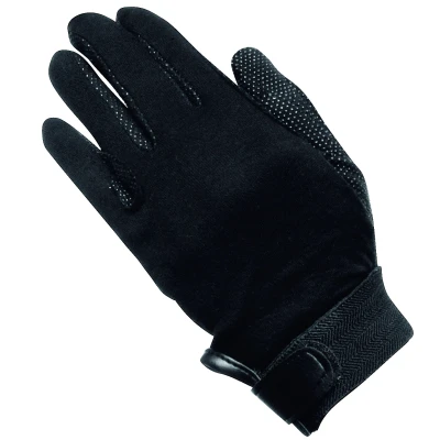 Afbeelding van Elt Rijhandschoen Picot Kind Zwart Ruiteraccessoires 1012