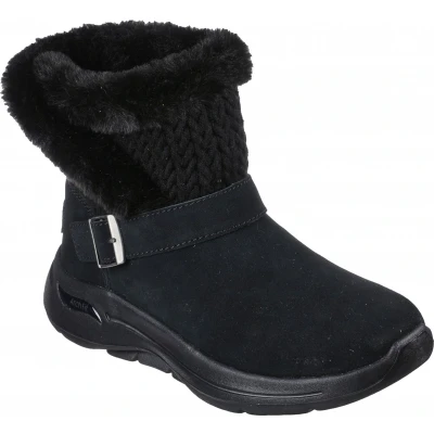 Afbeelding van Skechers GO WALK ARCH Snowboots, Dames, Maat: 36, Schwarz Leer