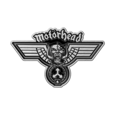 Afbeelding van Motorhead Hammered Pin Zwart/Zilverkleurig