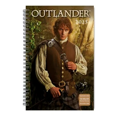 Afbeelding van Outlander Wekelijkse en maandelijkse kalender 2025, verlovingskalender 16 maanden: september 2024 tot december 23 x 15 cm