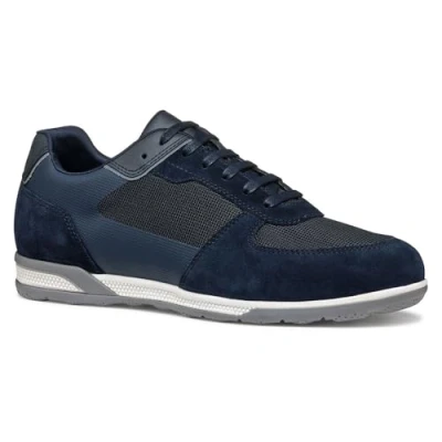 Afbeelding van Geox U Spherica Actif X3 Sneakers laag, Heren, Maat: 40, Navy Leer en textiel