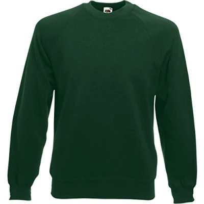 Afbeelding van Fruit of the Loom Klassieke inbouwtrui voor heren (1 stuk), groen flesgroen