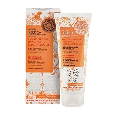 Afbeelding van Natura Siberica Biologische hyaluronpeeling gel voor alle huidtypes, biologisch gecertificeerd