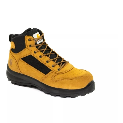 Afbeelding van Carhartt Michigan Sneaker Midcut Zip Safety Shoe S1p Unisex industriële schoenen, tarwegeel