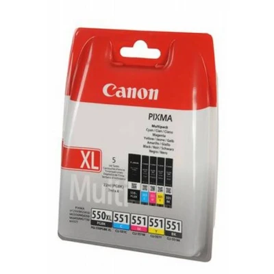 Afbeelding van Canon PG 550XL/CL 551 Inktcartridge Multipack Zwart / Kleur