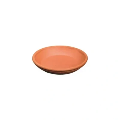 Afbeelding van Mega Collections Aardewerk Onderschotel Roodsteen Bloempotten 19 cm