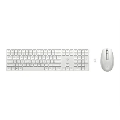 Image de Clavier et souris sans fil HP 650 blanc Qwerty