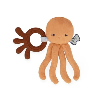 Afbeelding van Kaloo Petit Calme Bijtring Octopus Met Nopjes En Groeven Om Pijnlijk Tandvlees Te Masseren Kleine Knuffelen Kalmeren Ideaal Cadeau Voor Baby&#039;s Vanaf De Geboorte